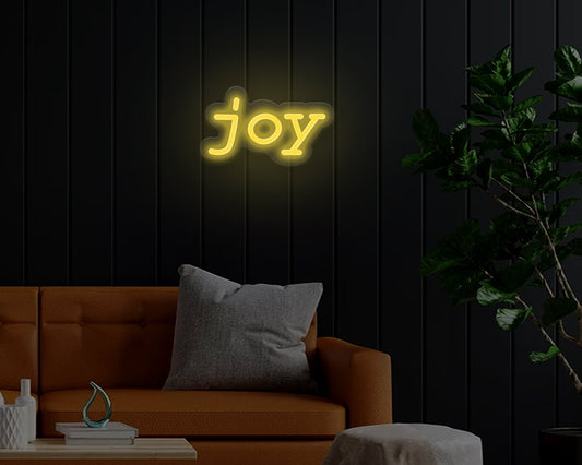 Joy Neon Sign