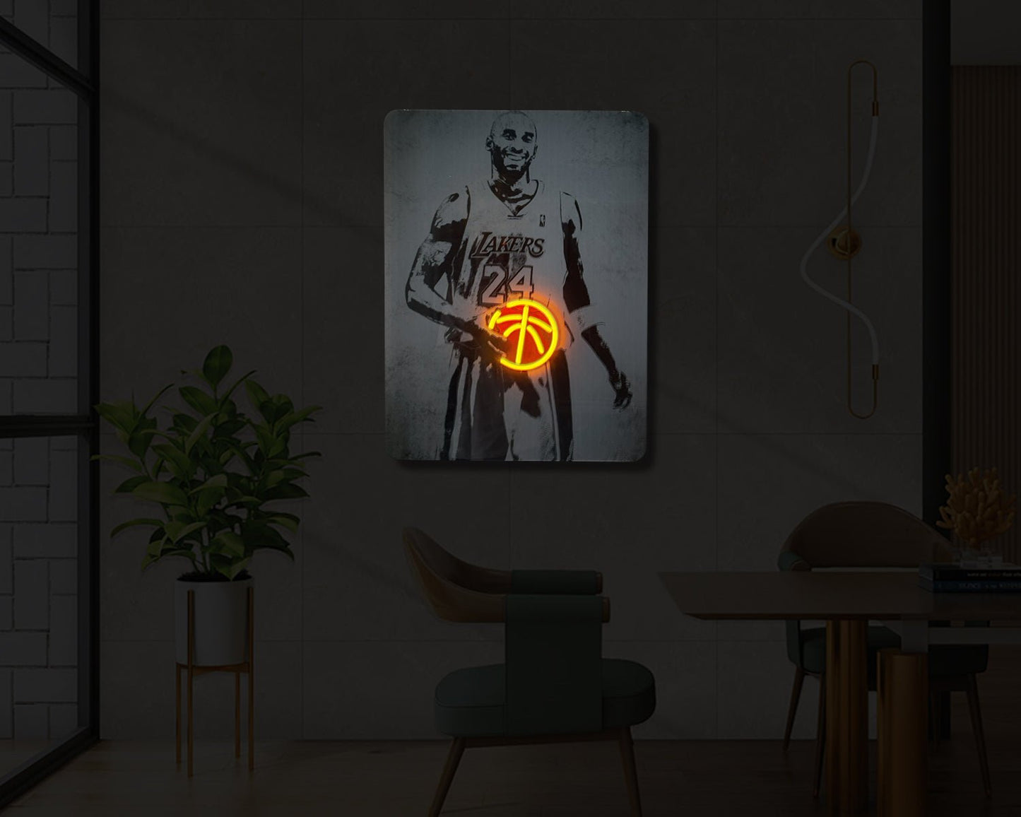 Kobe Bryant UV Neon Sign