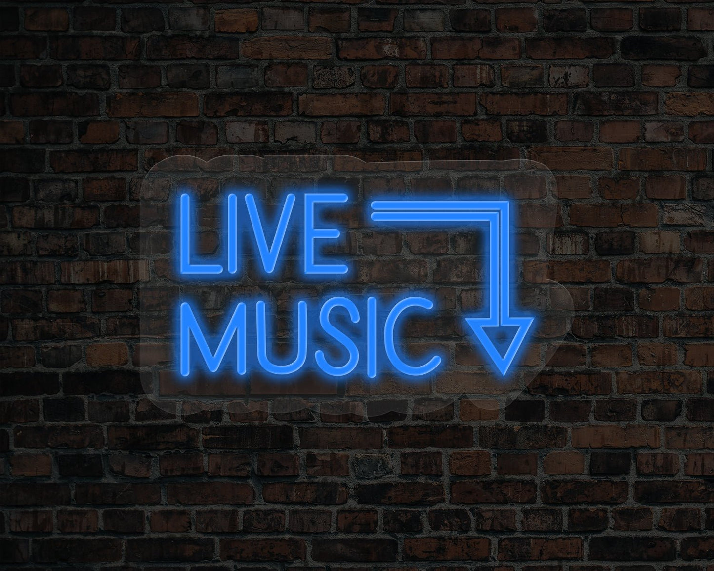 Live Music LED Neon Sign