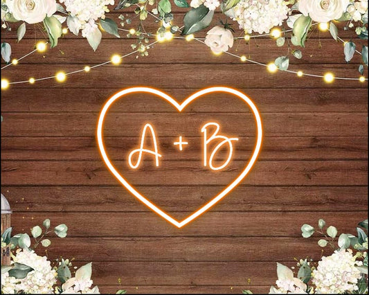 Custom Love Heart Neon Sign