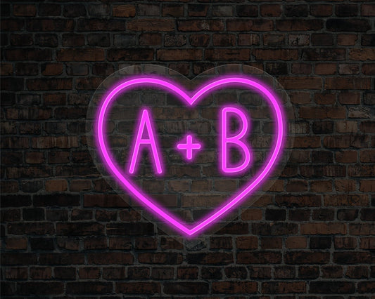 Custom Love Heart Neon Sign