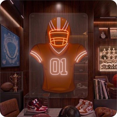 ARI Jersey Football Neon Artwork Sign