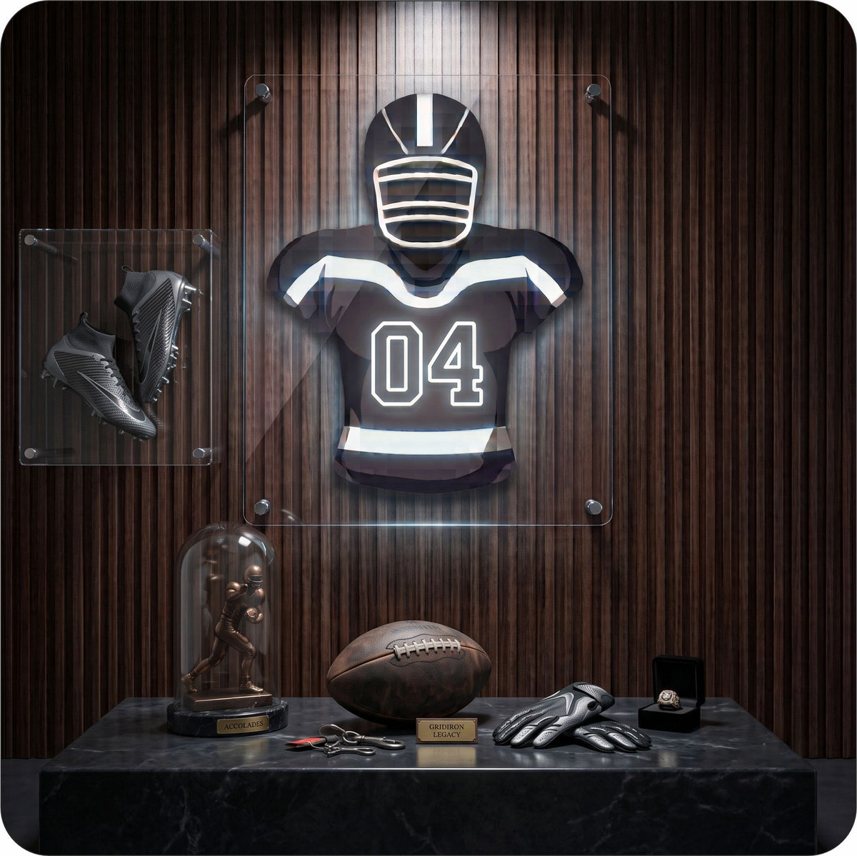 DAL Jersey Football Neon Artwork Sign
