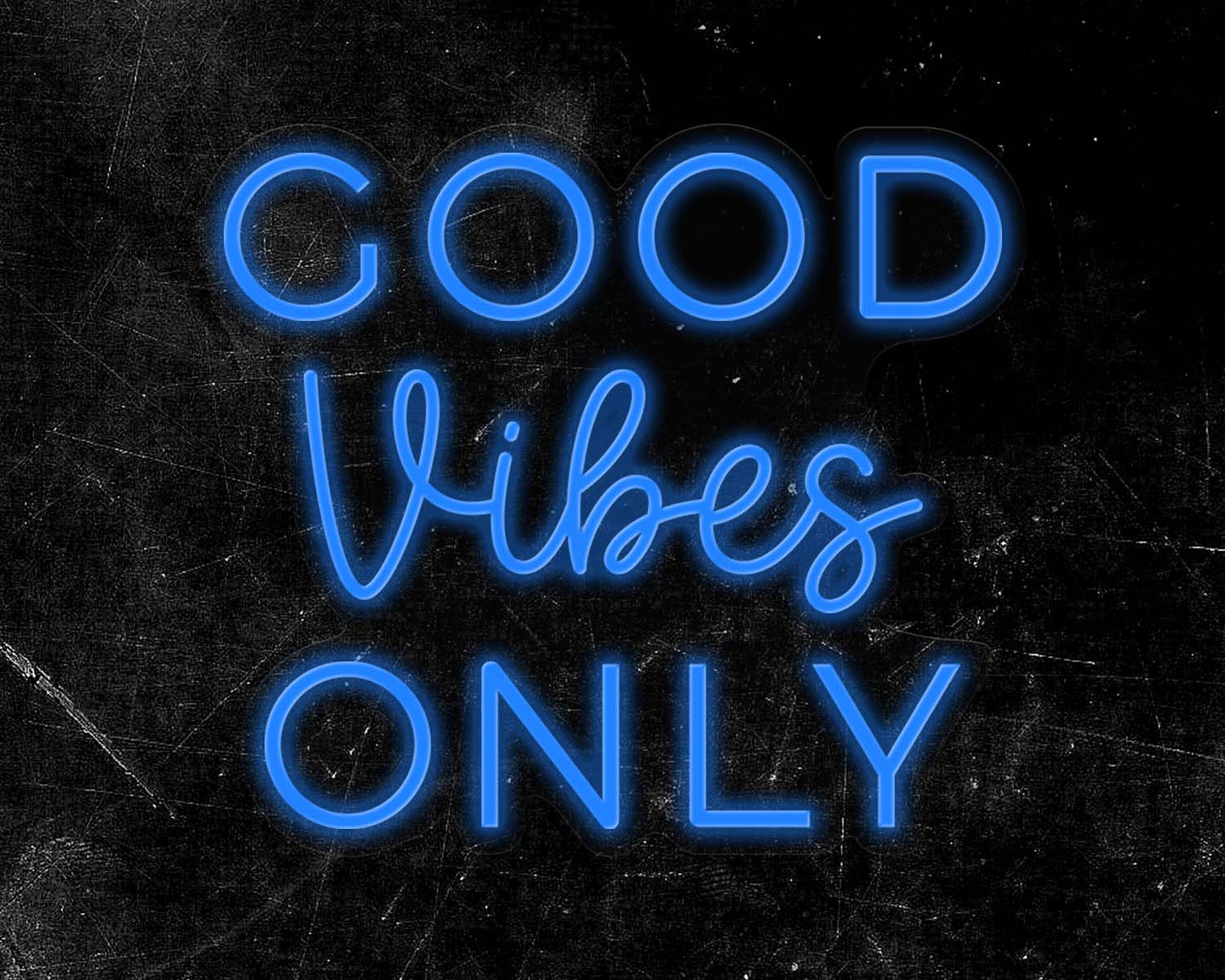 Good Vibes Only Neon Sign