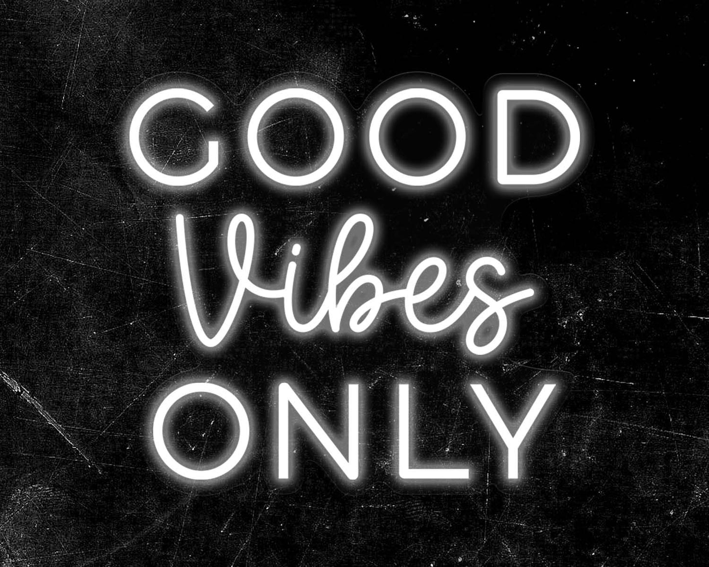 Good Vibes Only Neon Sign