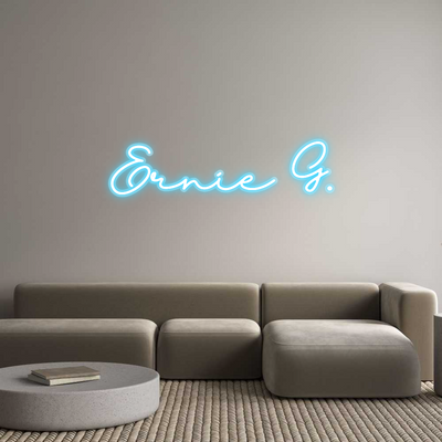 Custom Name Neon Sign Ernie G.