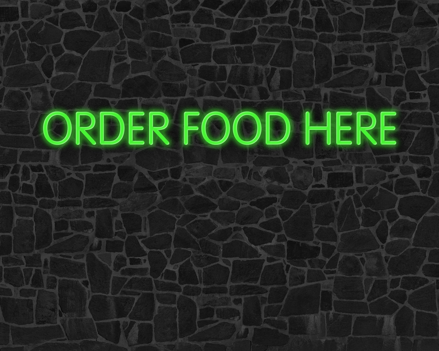 Order food here Neon Sign