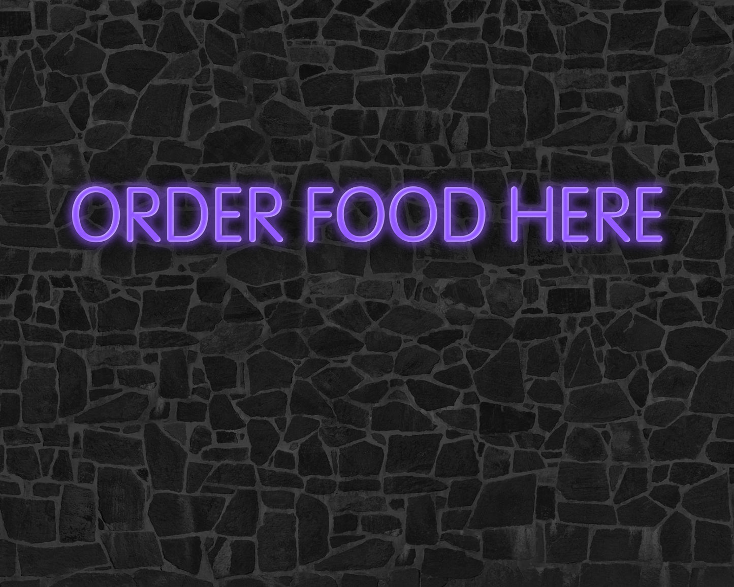 Order food here Neon Sign