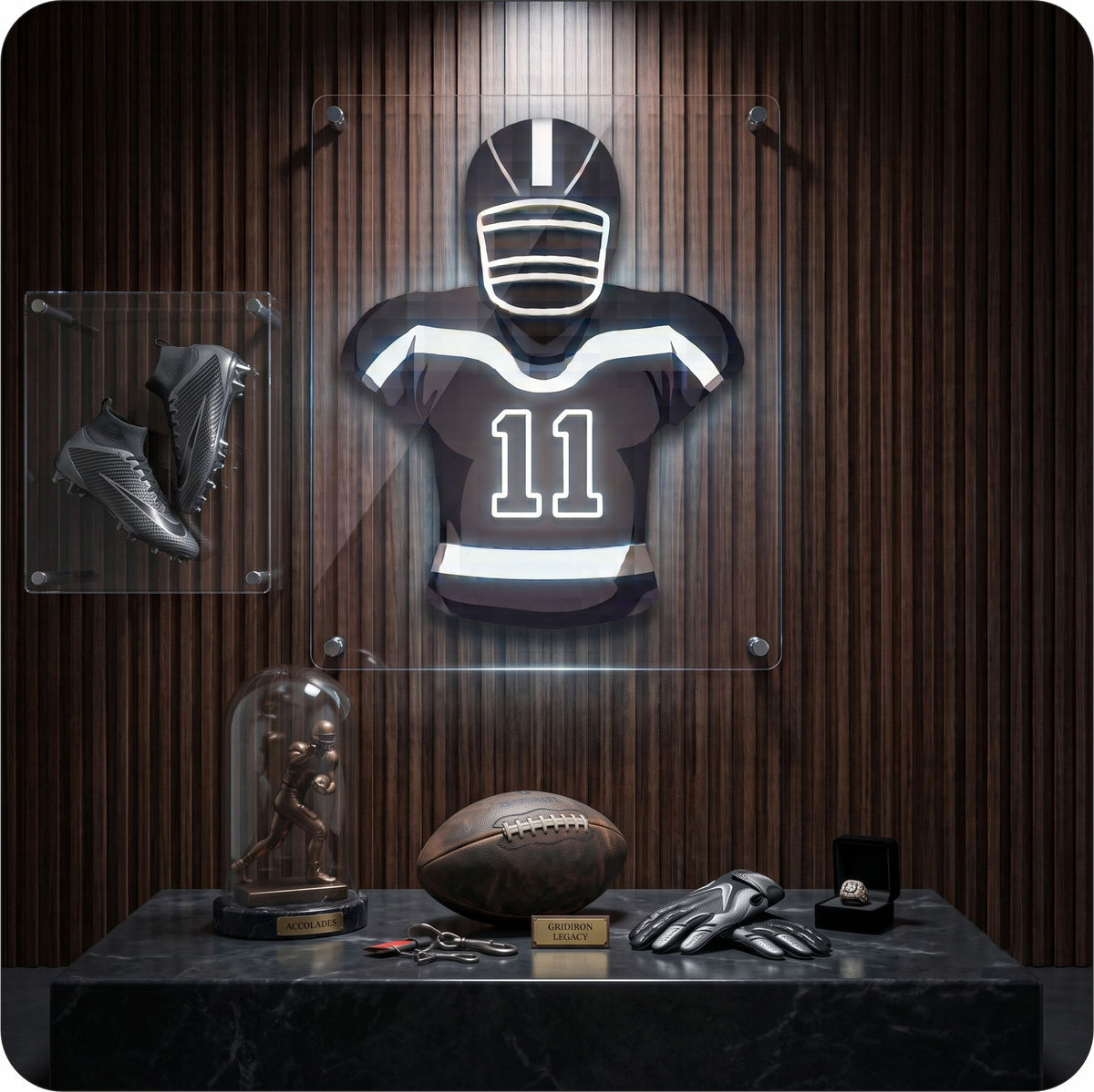 DAL Jersey Football Neon Artwork Sign