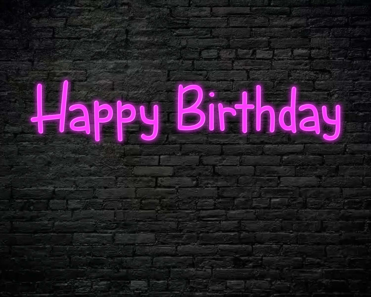 Happy Birthday Neon Sign
