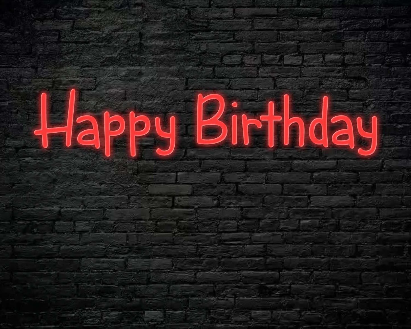 Happy Birthday Neon Sign