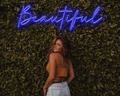 Beautiful Text Neon Sign
