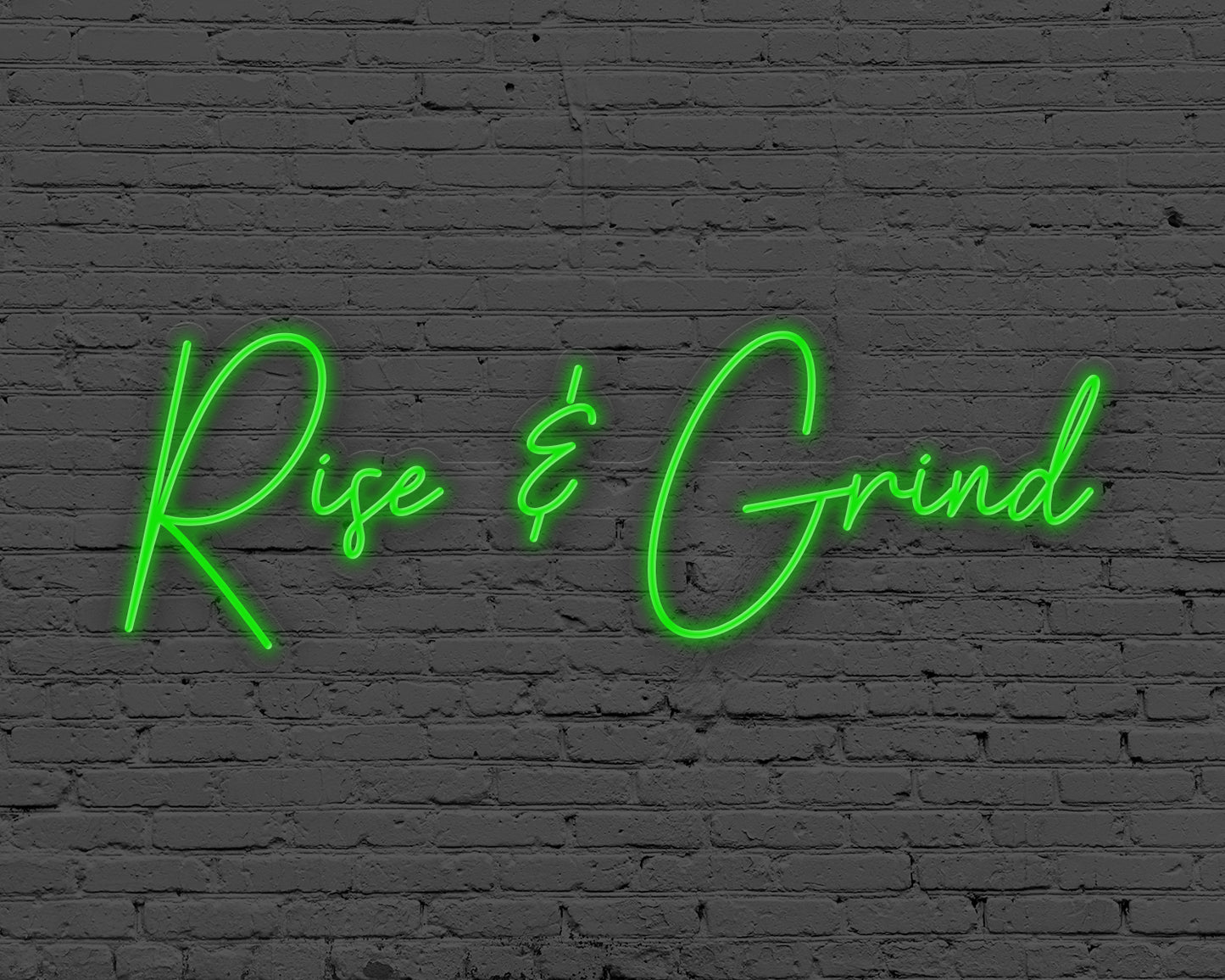 Rise & Grind Neon Sign