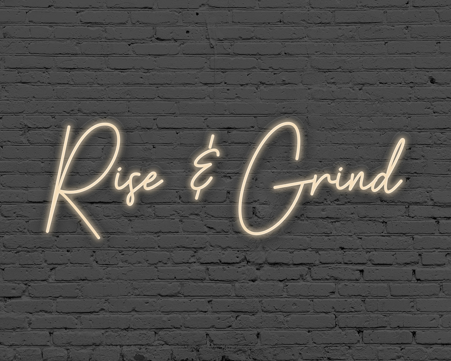 Rise & Grind Neon Sign