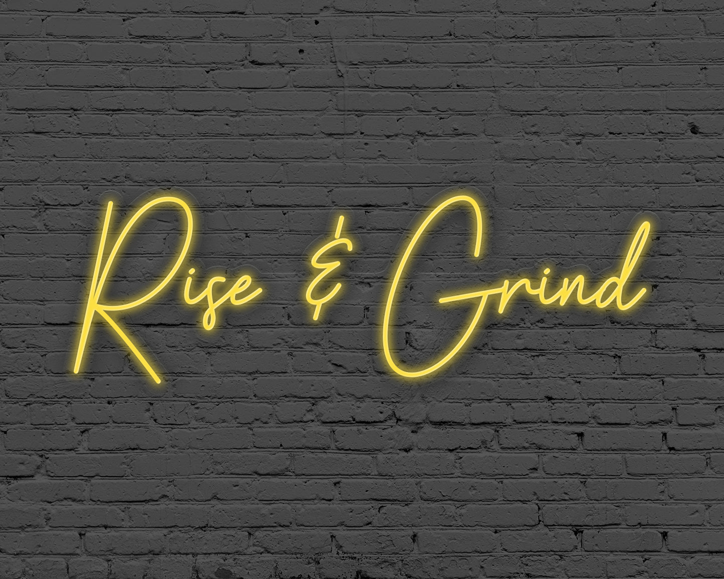Rise & Grind Neon Sign