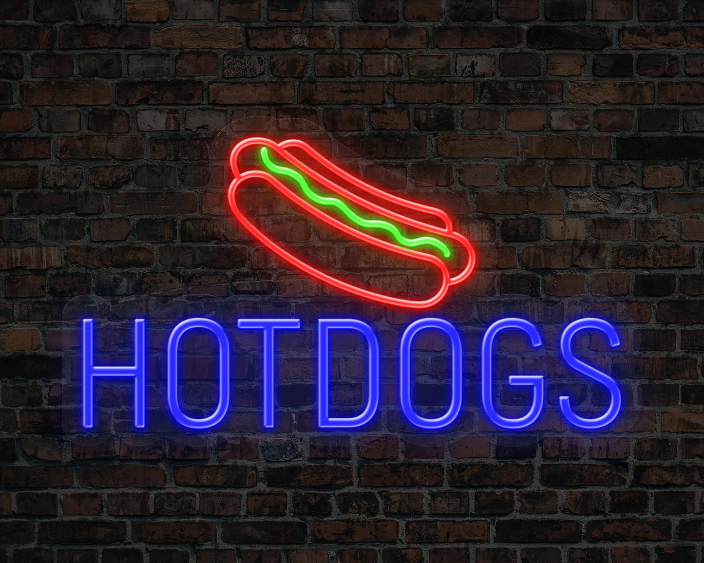 Hotdogs Neon Sign