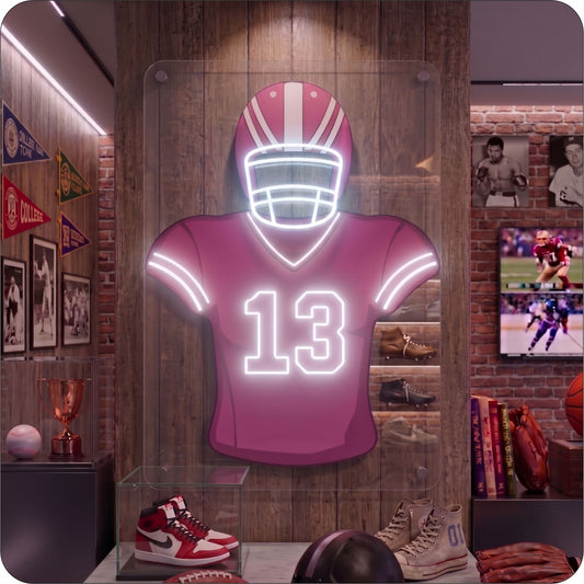 SF Jersey Football Neon Artwork Sign