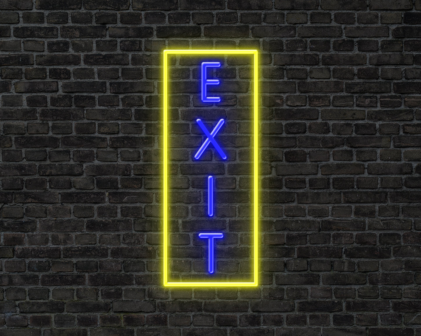 Exit Vertical Neon Sign