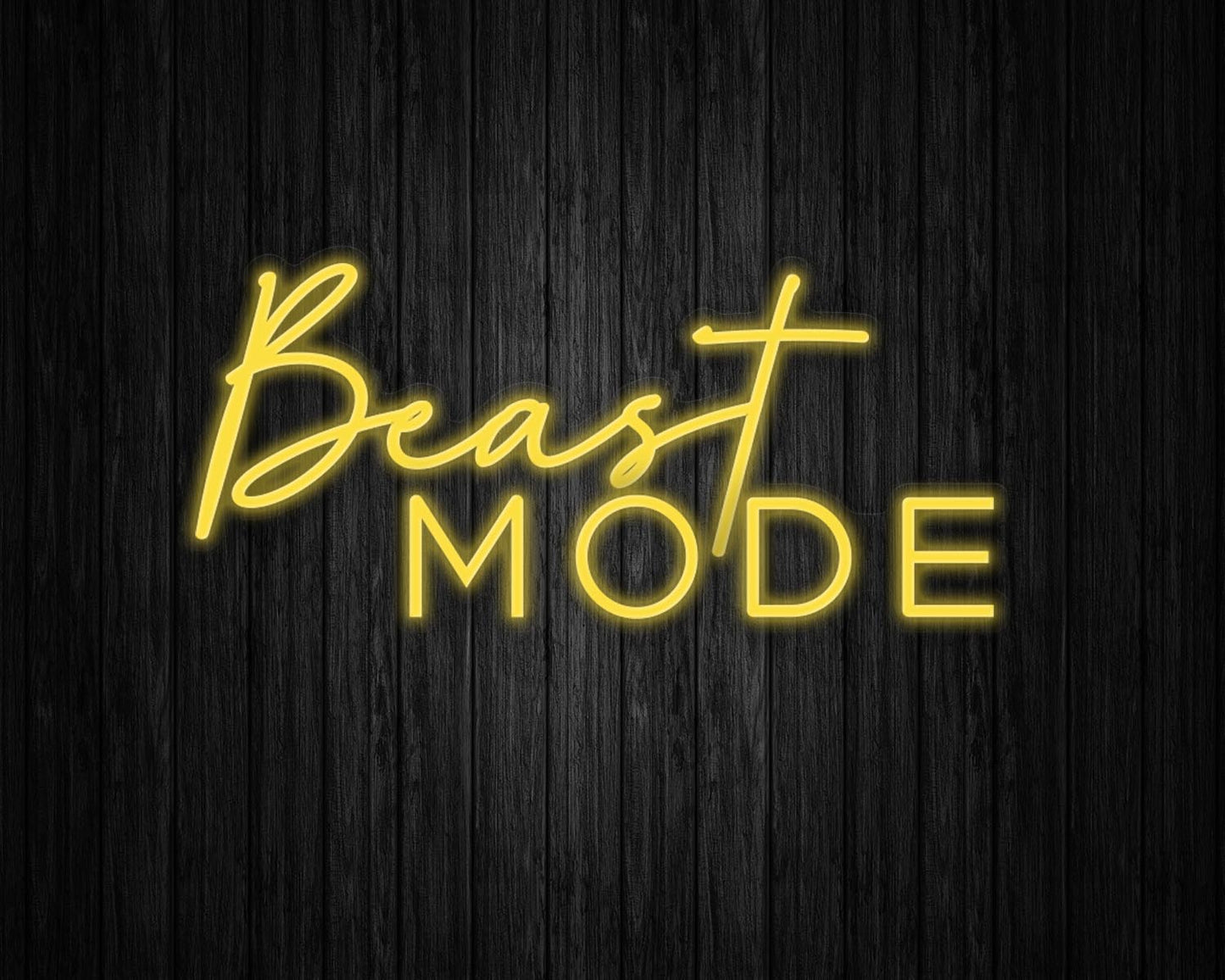 Beast Mode Neon Sign