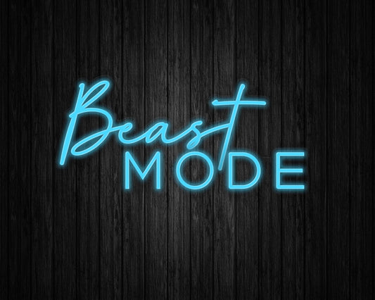 Beast Mode Neon Sign