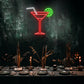 Sipping Cocktails Neon Sign