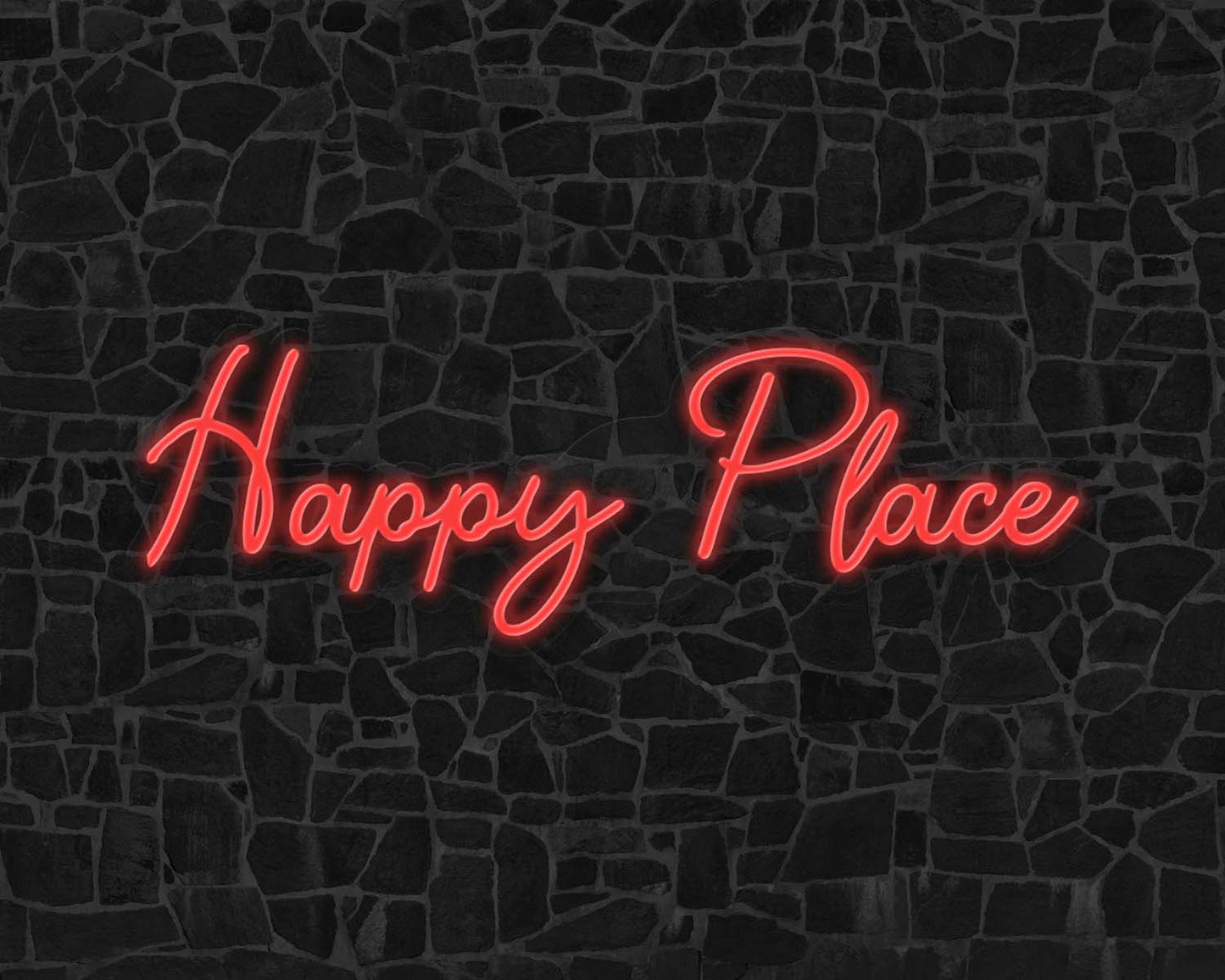 Happy Place Neon Sign