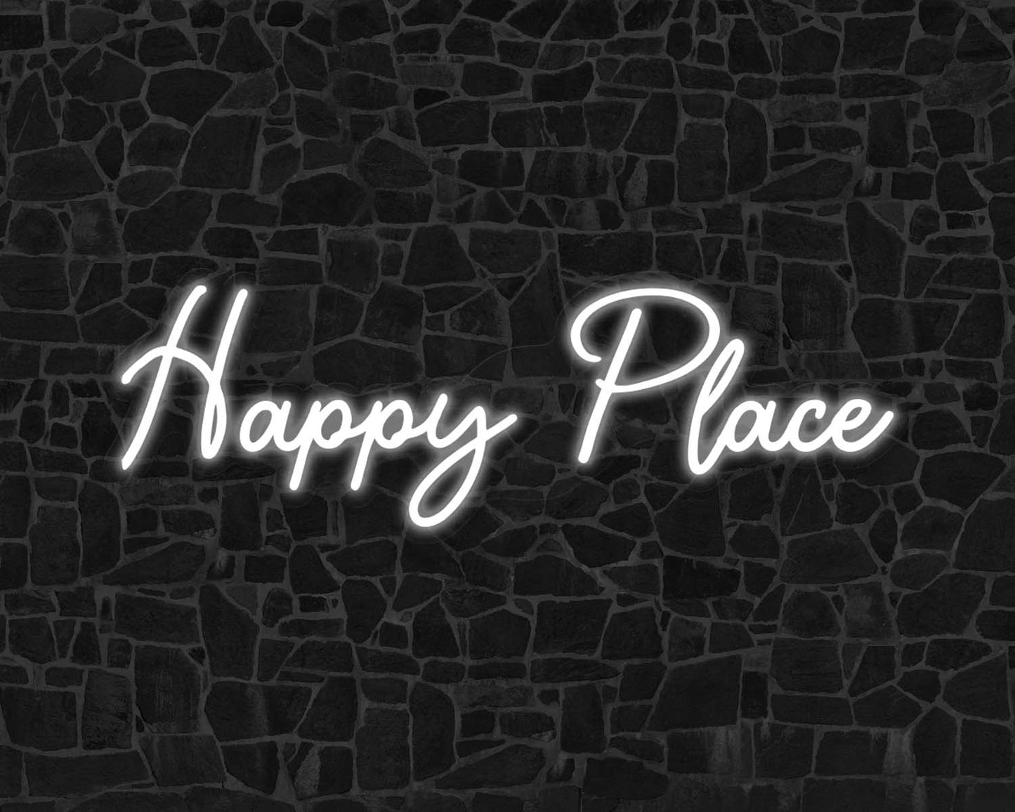 Happy Place Neon Sign