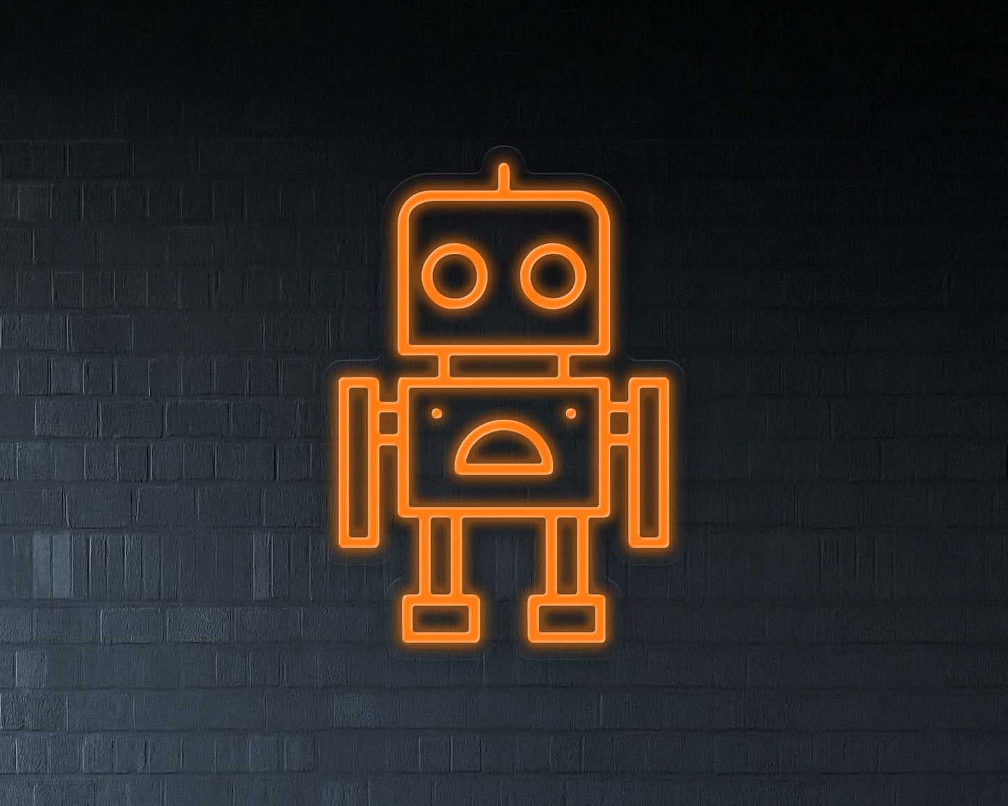 Robot Neon Sign