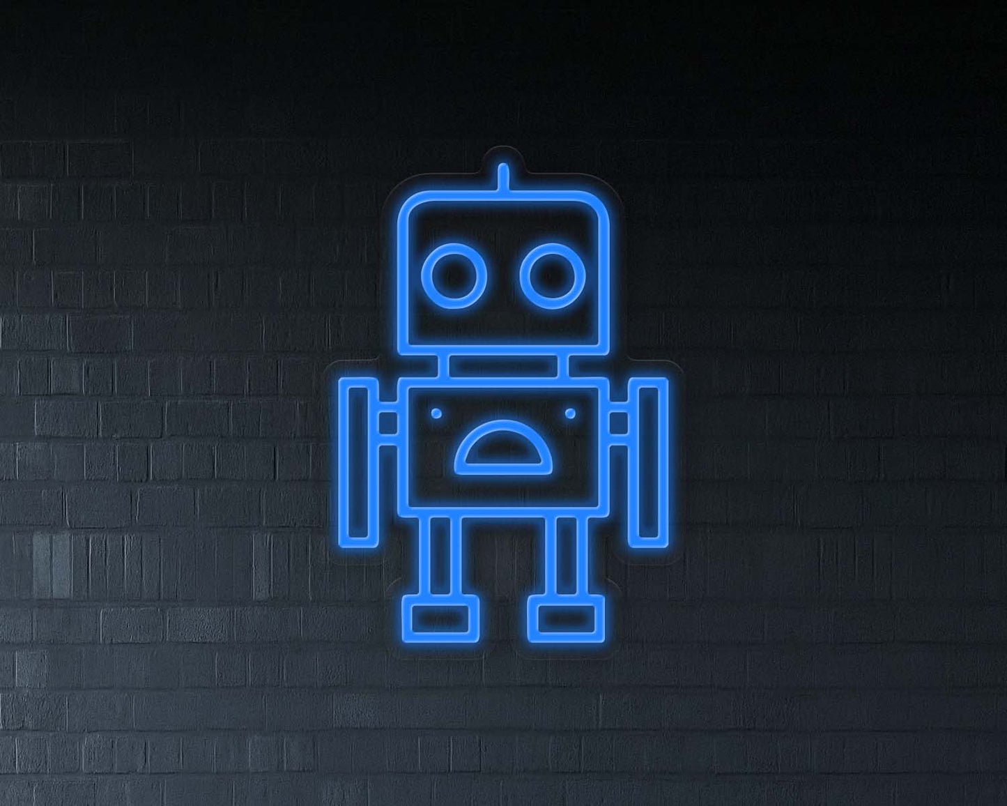 Robot Neon Sign