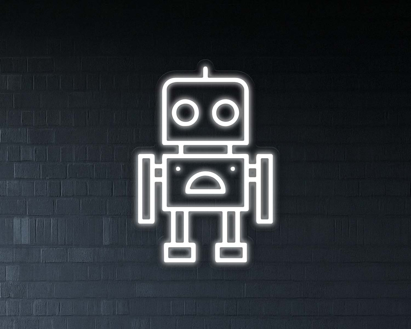 Robot Neon Sign