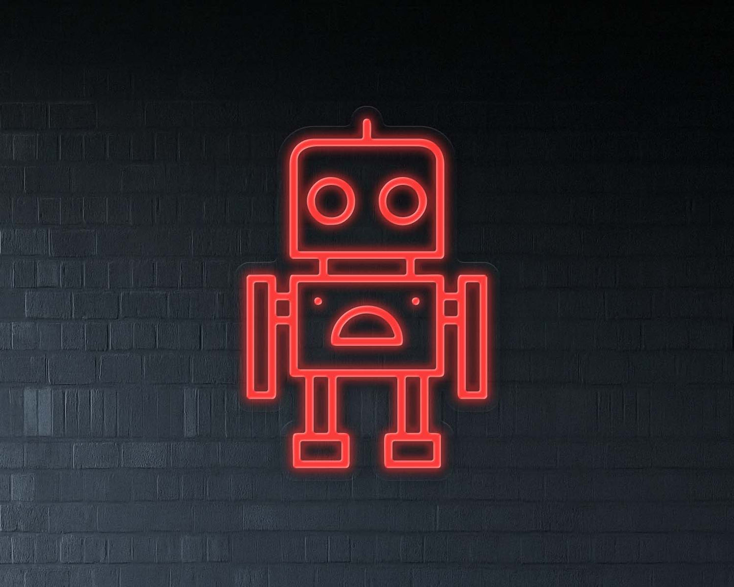 Robot Neon Sign