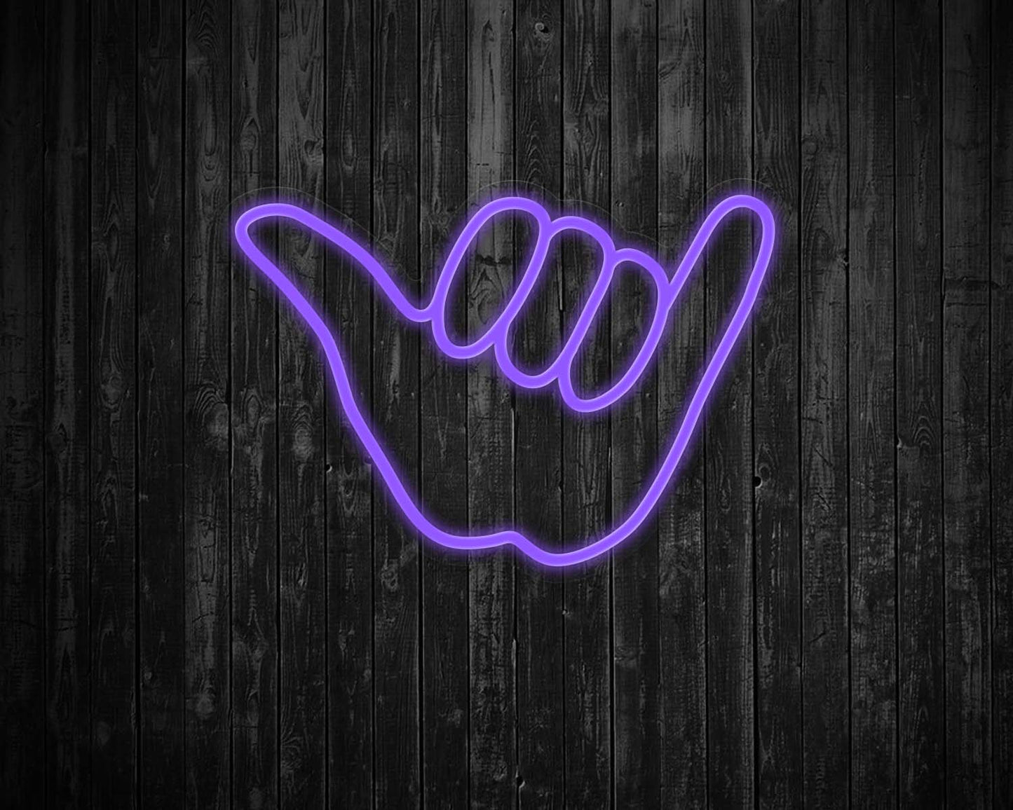 Hang Loose Hand Neon Sign