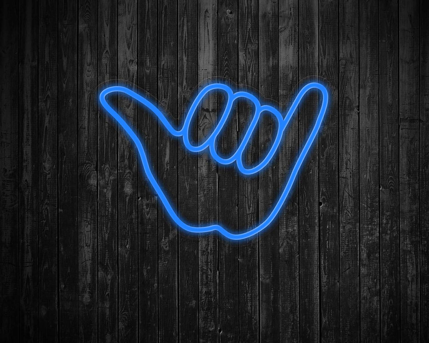 Hang Loose Hand Neon Sign