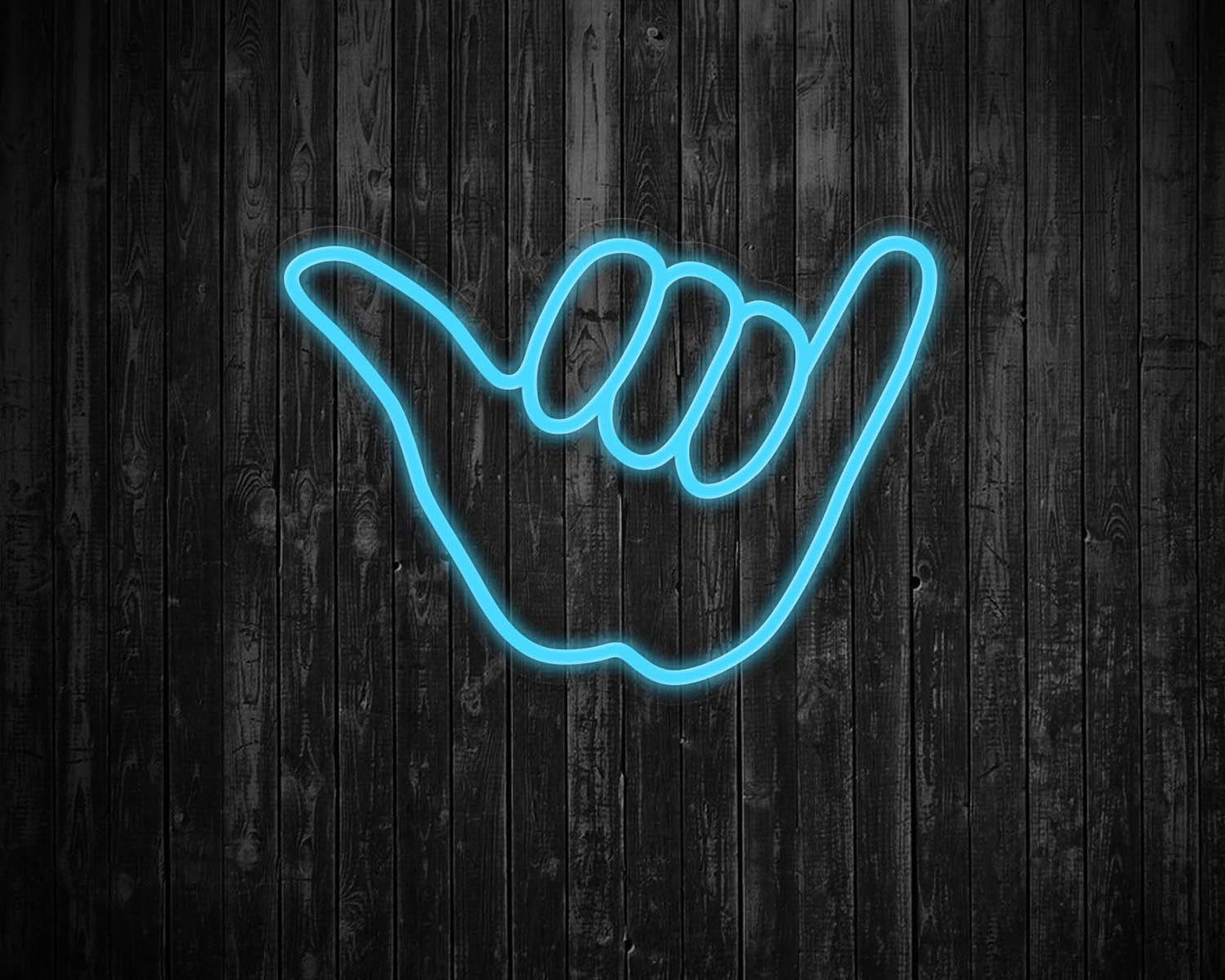 Hang Loose Hand Neon Sign