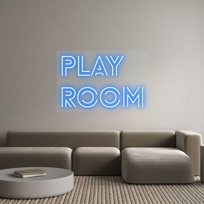 Custom Name Neon Sign play room