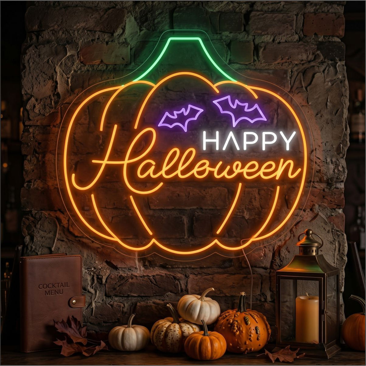 Happy Halloween Neon