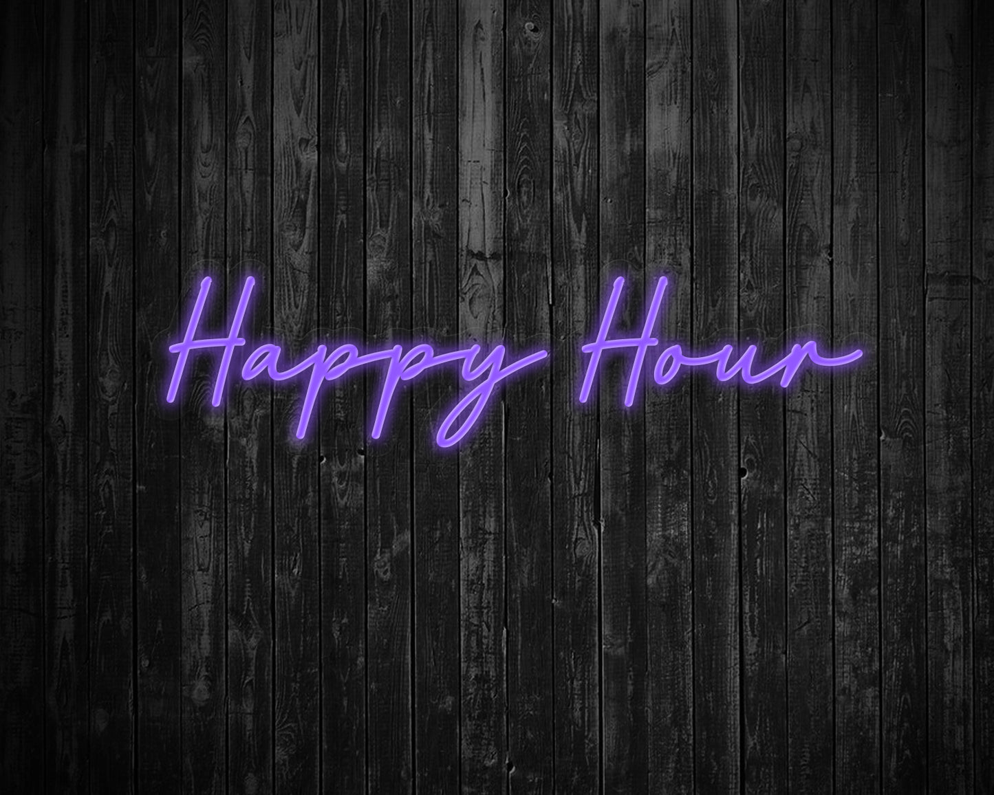 Happy Hour Neon Sign