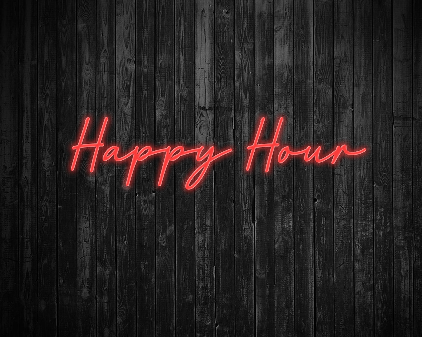 Happy Hour Neon Sign