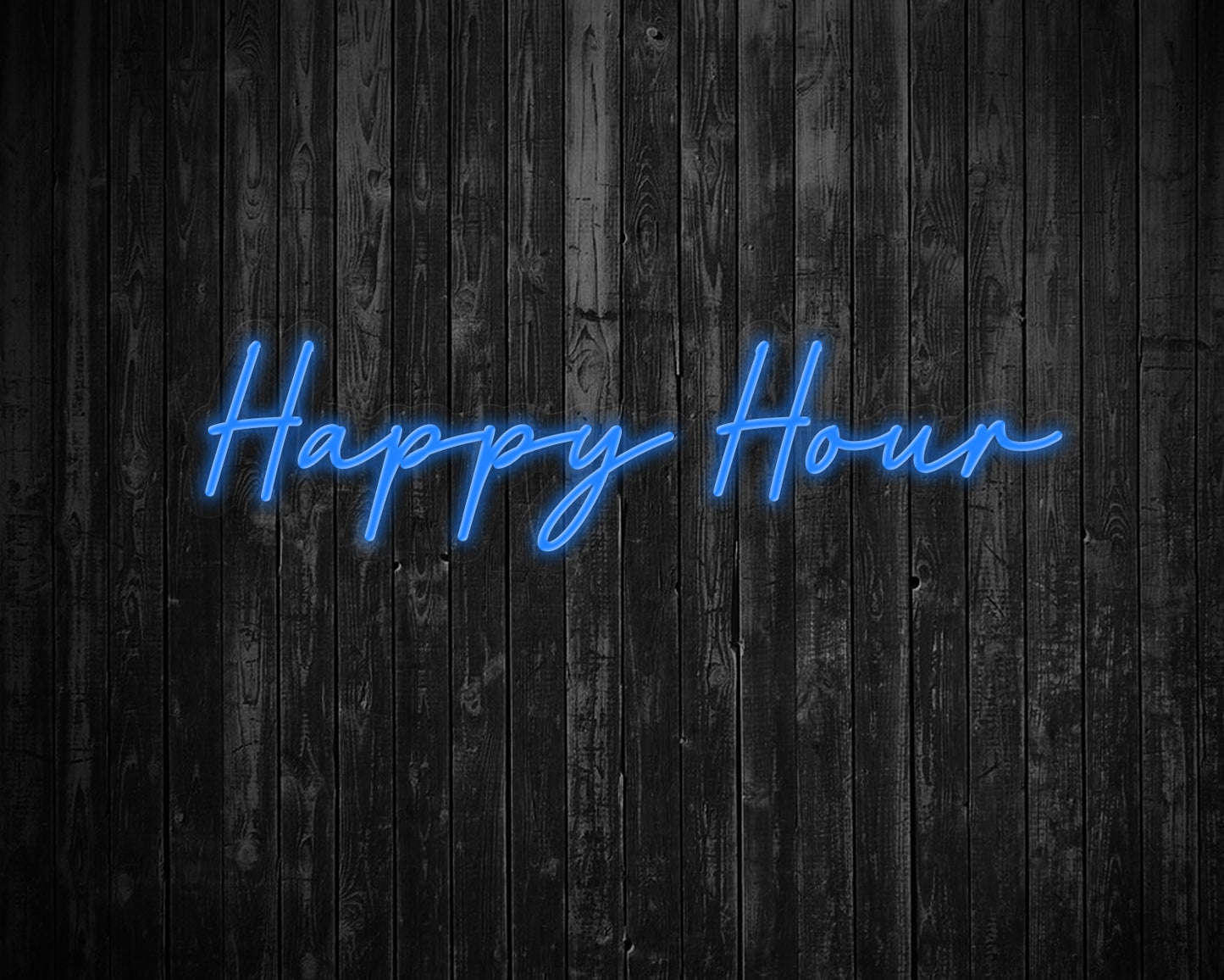 Happy Hour Neon Sign