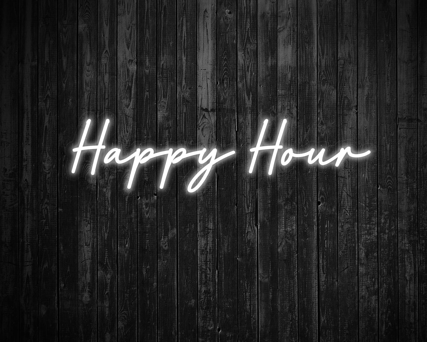 Happy Hour Neon Sign
