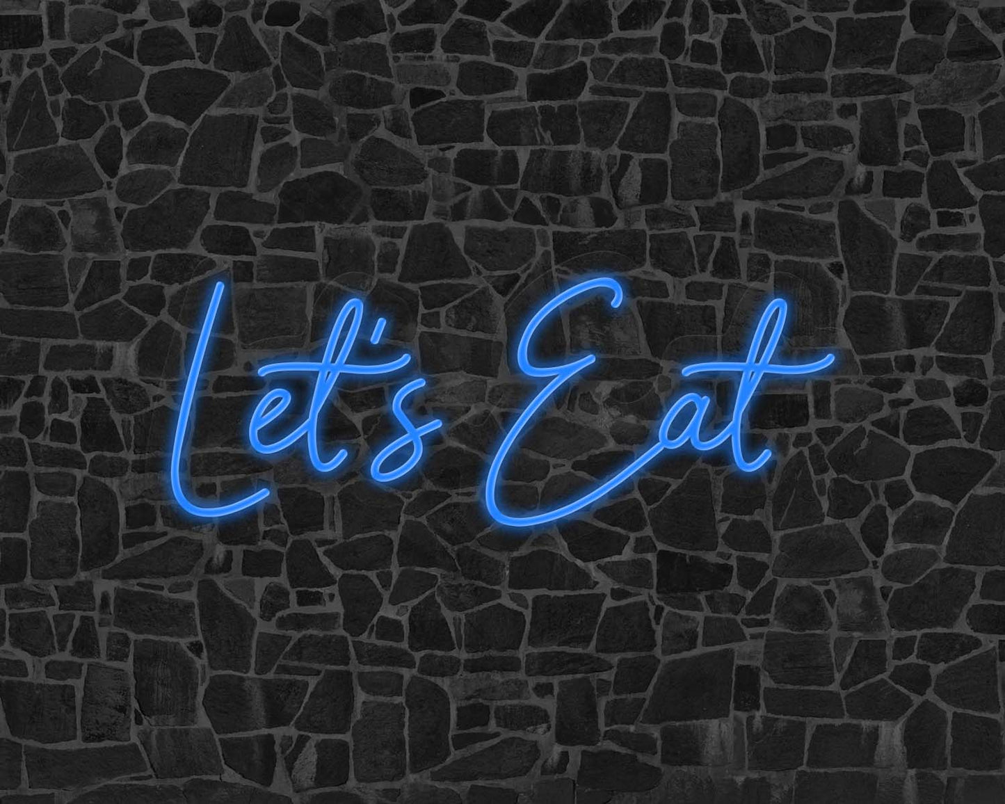 Lets Eat Neon Sign