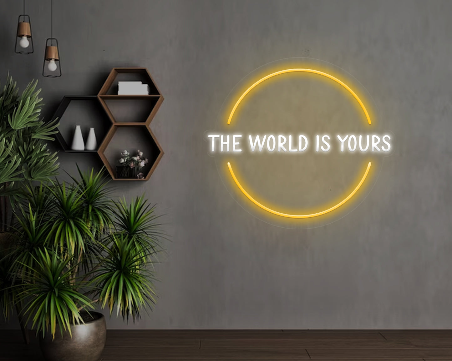 The world is yours Neon Sign