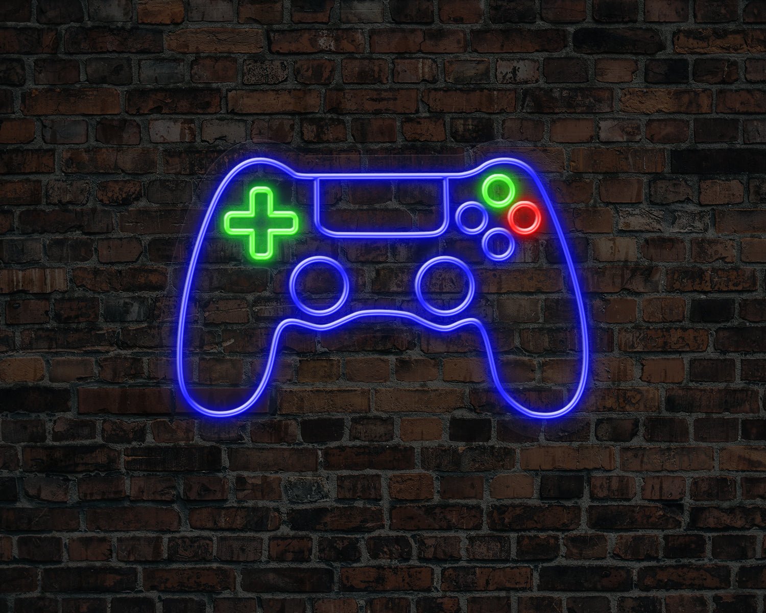 Gaming Remote Sign Game Remote Neon Sign