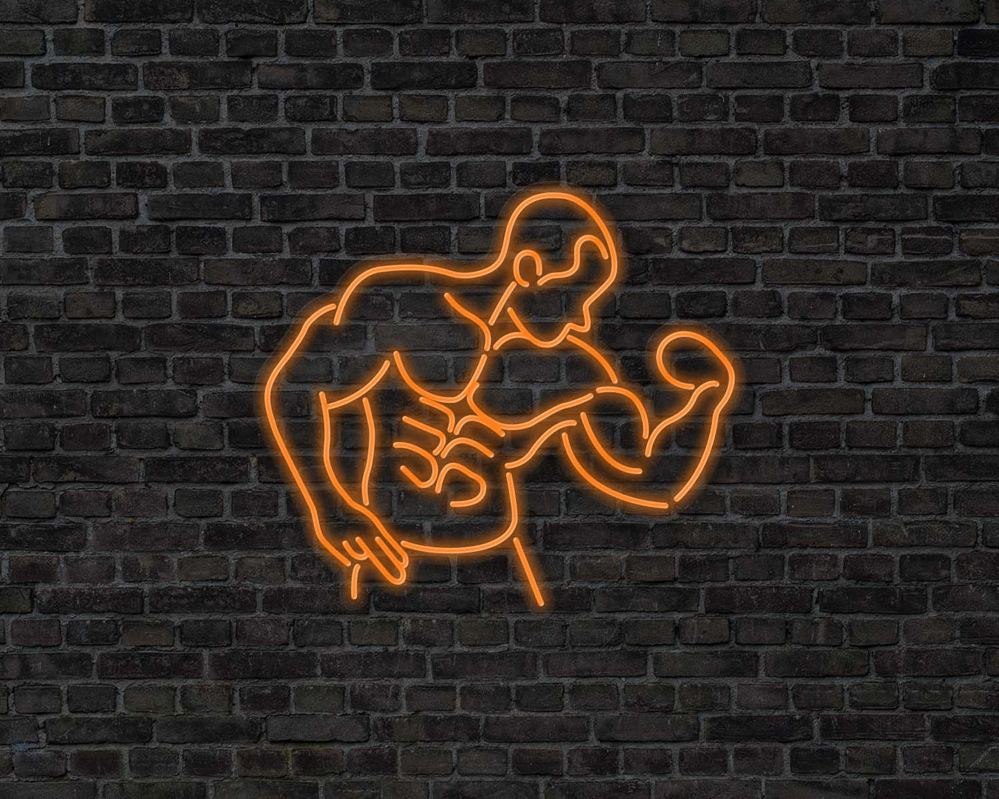 Bodybuilder Neon Sign