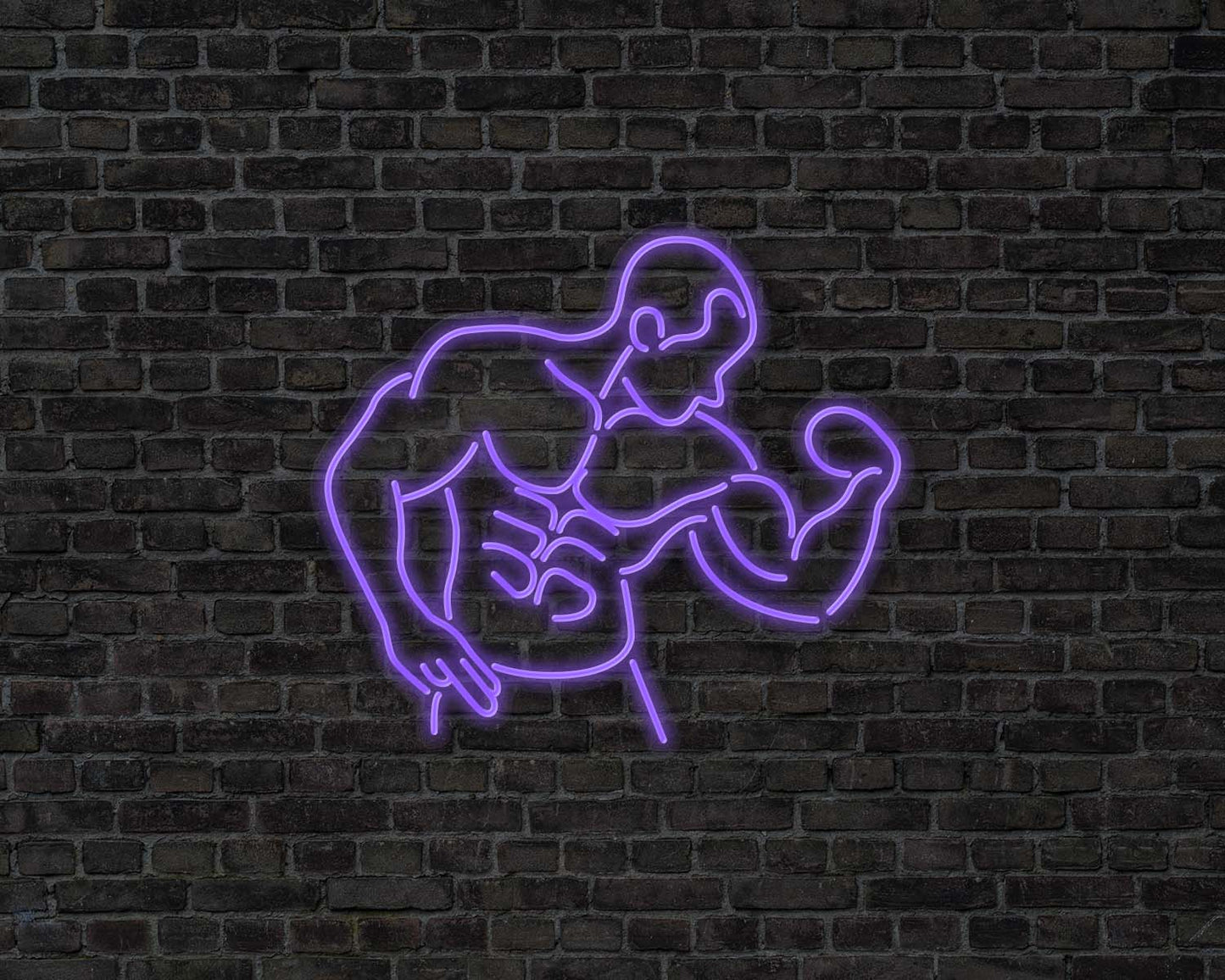 Bodybuilder Neon Sign
