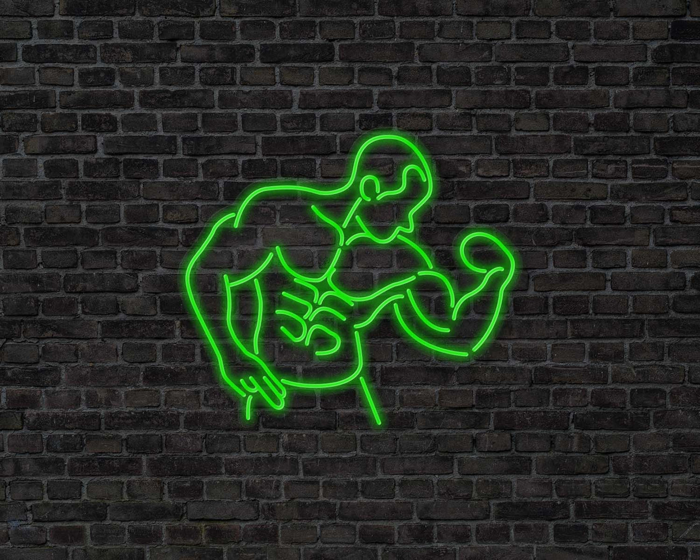 Bodybuilder Neon Sign