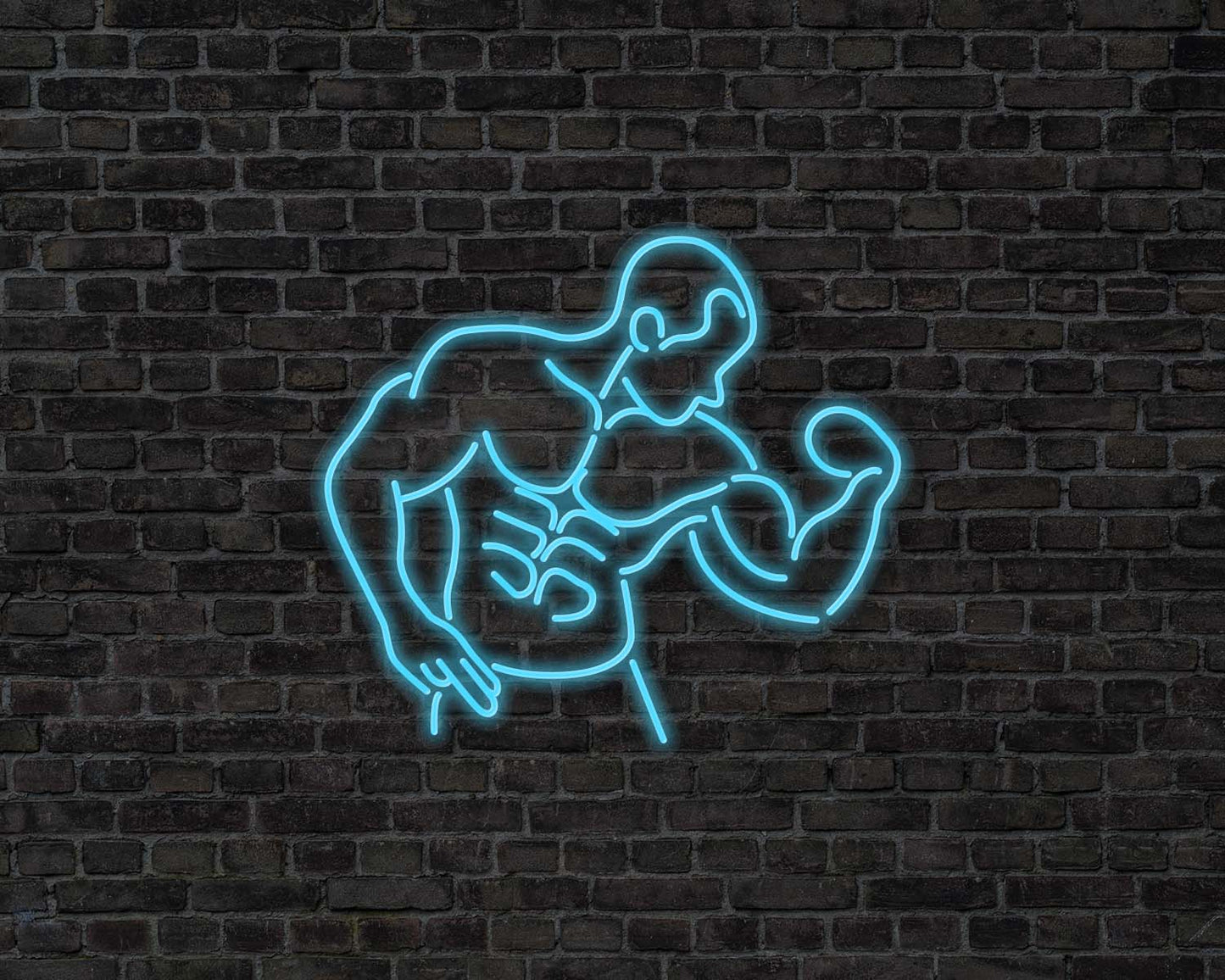 Bodybuilder Neon Sign