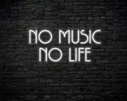 No Music No Life Neon Sign