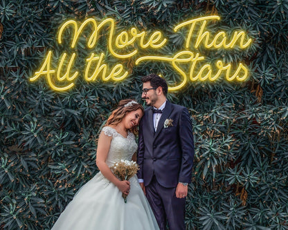 More Than All the Stars Neon Sign