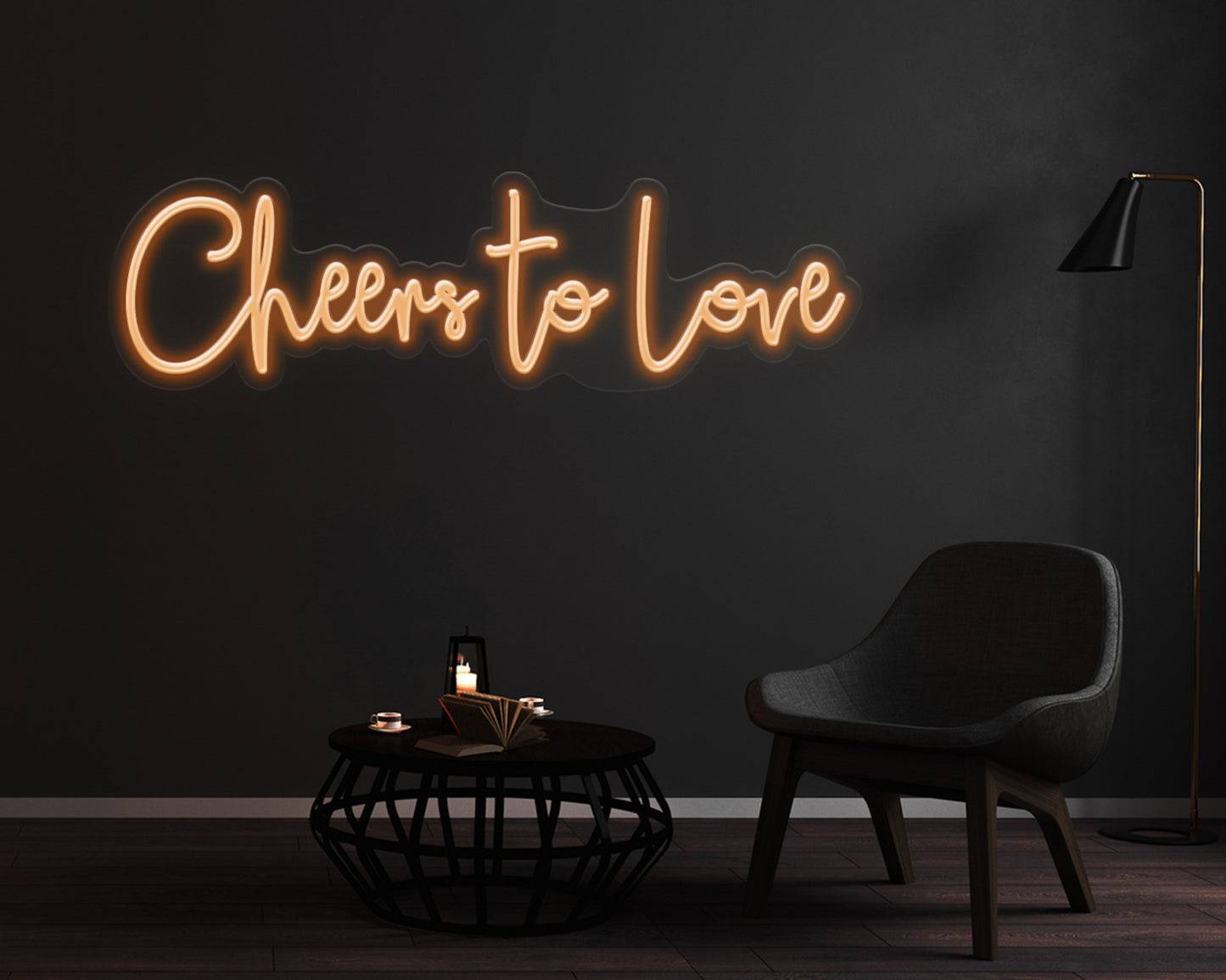 Cheers to Love Neon Sign